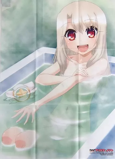 描き下ろしA1大型布ポスター イリヤスフィール・フォン・アインツベルン 「3DSソフト Fate/kaleid liner プリズマイリヤ」 いまじん購入特典