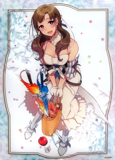 B2クリアポスター 大好真々子 「ライトノベル 通常攻撃が全体攻撃で二回攻撃のお母さんは好きですか? 第1巻 ゲーマーズ限定版」 同梱特典_image