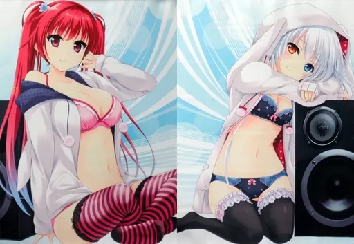  B2クロスポスター(2枚セット) 箒星ひかり＆天ノ川沙夜 「DVD 見上げてごらん、夜空の星を みあげてセット(ALL Set)」 同梱特典_image