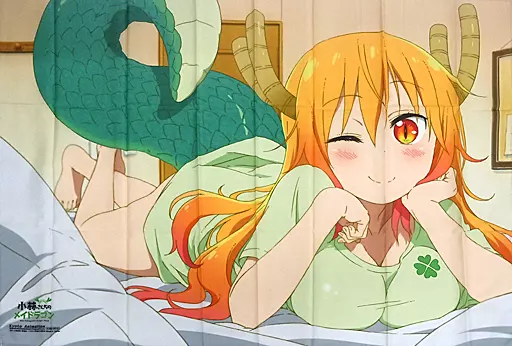 ドラゴンサイズ布ポスター トール 「小林さんちのメイドラゴン」 C93グッズ