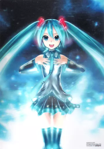 【新品】グッスマくじ　初音ミク2012winterVer. 3Dポスター限定品 駿河屋 -<中古>[破損品] オリジナル3Dポスター 初音ミク