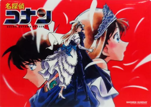 駿河屋 -<中古>黒衣の騎士 クリアポスター 「名探偵コナン」 WHF