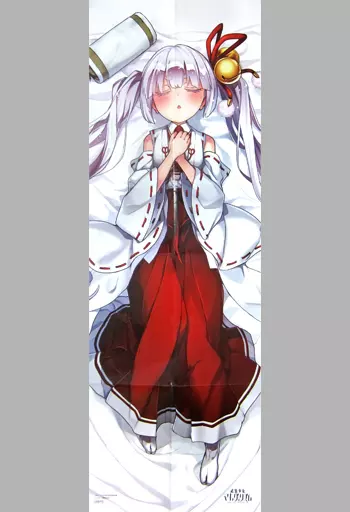 未開封品 武装少女マキャヴェリズム 因幡月夜 アニメ描き下ろし等身大タペストリー 駿河屋 -<中古>抱き枕風両面ポスター(八つ折) 因幡月夜 「武装