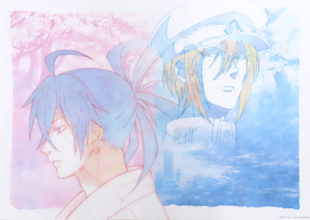 A3クリアポスター 天火と蒼世 「曇天に笑う＜外伝＞ ～桜華、天望の架橋～」 劇場グッズ_image