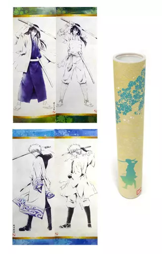銀魂　掛け軸A　坂田銀時&桂小太郎 駿河屋 -<中古>坂田銀時＆桂小太郎 掛け軸A 「銀魂」（タペストリー）
