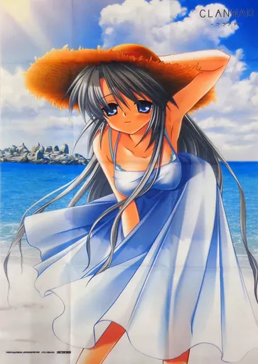 A1大型布ポスター 坂上智代 「Switchソフト CLANNAD-クラナド-」 いまじんWEBショップ購入特典_image