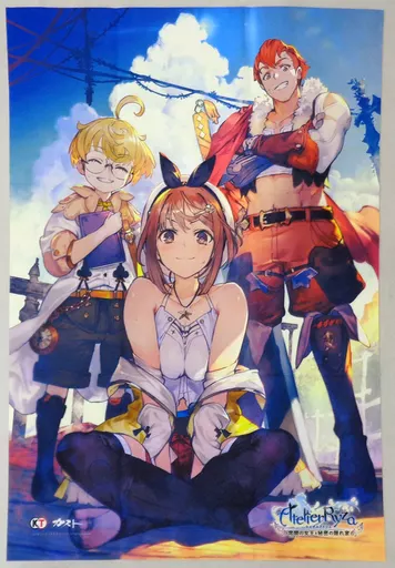 ライザのアトリエ　布ポスター Amazon.co.jp: ライザのアトリエ 常闇の女王と秘密の隠れ家