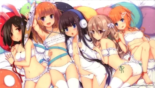 ミニクリア 駆逐艦5人ビジュアル 「アズールレーン」_image