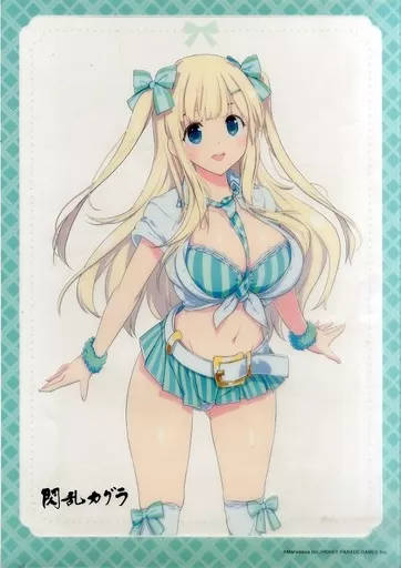 閃乱カグラ webくじ A3クリアポスター 閃乱カグラ 爆乳ハイパーWEBくじ 8パイ目】 💉グッズラインナップ公開