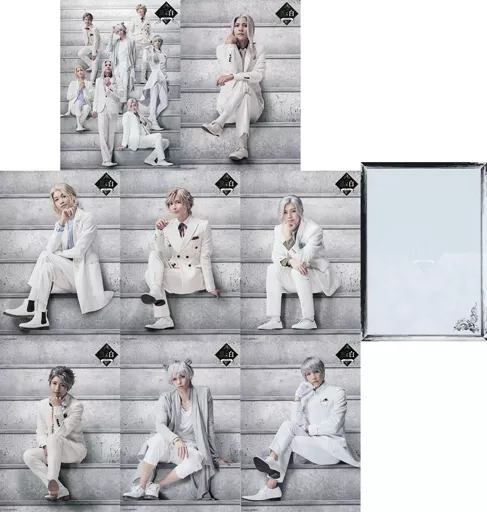A4ミニ8枚セット(白天使7人Ver.) クリアファイル付 「音楽劇『黒と白 -purgatorium- ad libitum』」_image