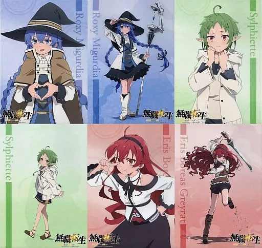 駿河屋 -<中古>A3クリアポスター 全6種セット 「くじ引き堂 無職転生