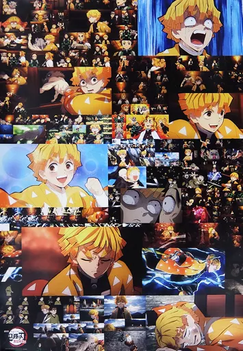 駿河屋 -<中古>B2全カットポスター 我妻善逸 「劇場版 鬼滅の刃 無限