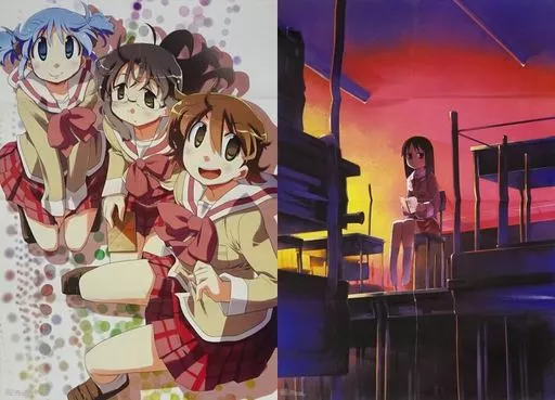 両面B2(八つ折) 集合/水上麻衣 「日常」 月刊少年エース2012年4月号増刊 4コマなのエース Vol.11特別付録_image