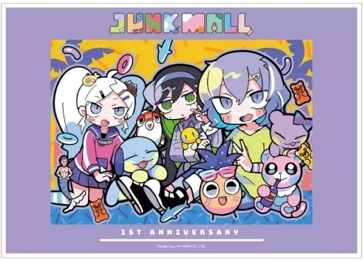 A3マット加工 1周年イラスト 「ジャンクモール」_image