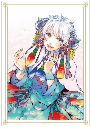 A3マット加工 白珠龍 10巻表紙イラスト 「ハイガクラ」_image