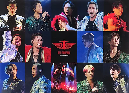 A3オリジナルクリア EXILE 「Blu-ray/DVD EXILE 20th ANNIVERSARY EXILE LIVE TOUR 2021”RED PHOENIX”」 購入特典