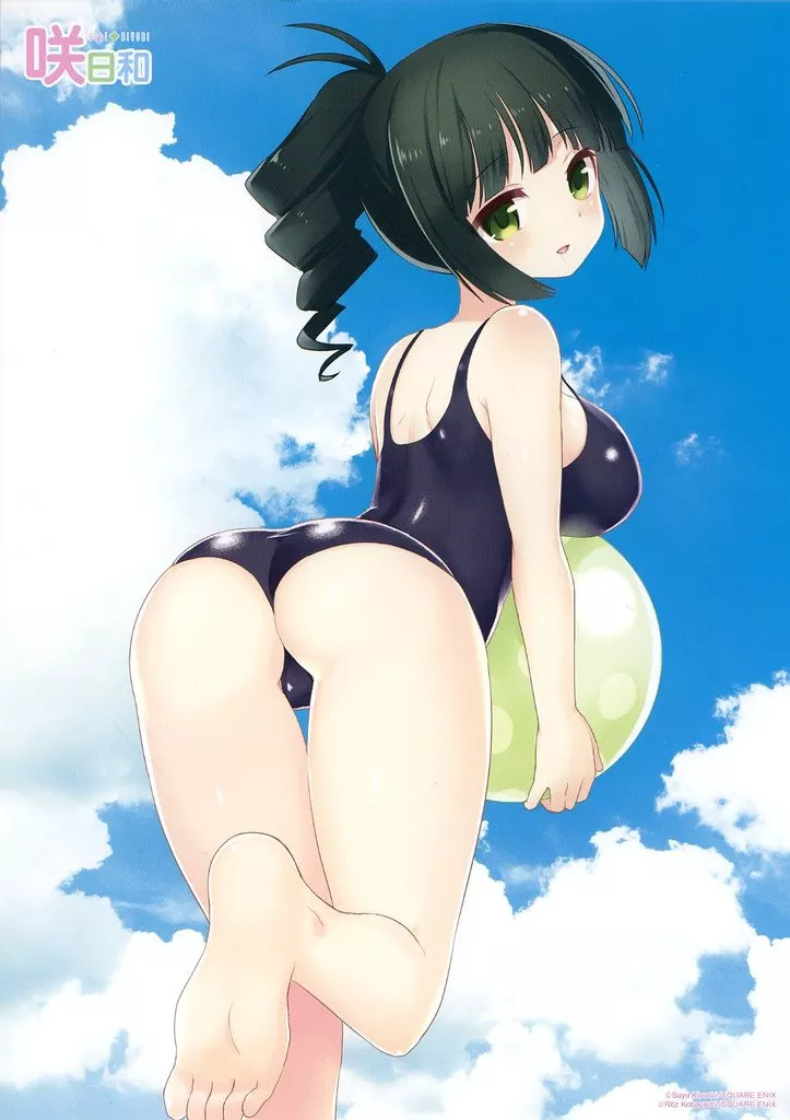 描きおろしB5ミニお風呂 木吉紗イラスト 「コミックス 咲日和 4」 とらのあな購入特典_image