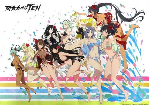駿河屋 - 【買取】B2サイズポスター 集合 「閃乱カグラTEN」（ポスター）