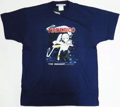 駿河屋 -<中古>星野ルリ(艦長) Tシャツ ネイビー Lサイズ 「機動戦艦 