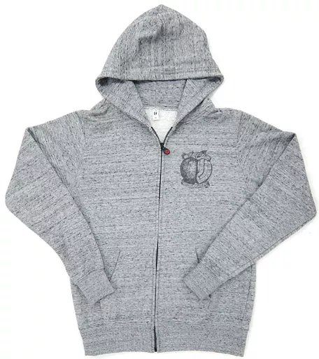 駿河屋 -<中古>UVERworld Zip-Upパーカー 杢グレー Mサイズ