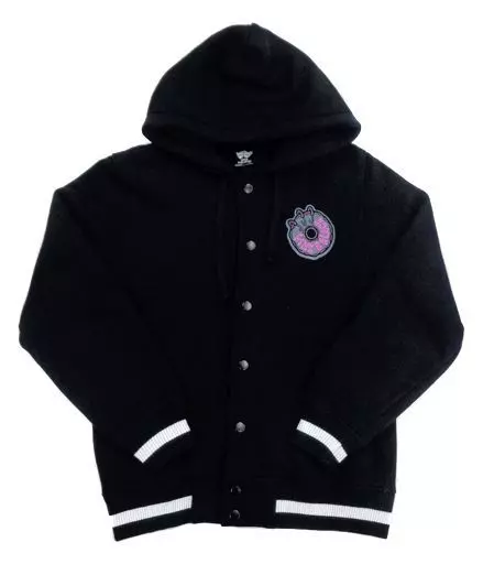 LiVE is Smile Always ～PiNK&BLACK～パーカー(M) 駿河屋 -<中古>LiSA PiNK＆BLACK スタジャンパーカー ブラック Mサイズ