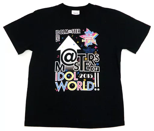 アイドルマスター(Day2) 公式Tシャツ ブラック Lサイズ 「THE IDOLM＠STER M＠STERS OF IDOL WORLD!!2015」