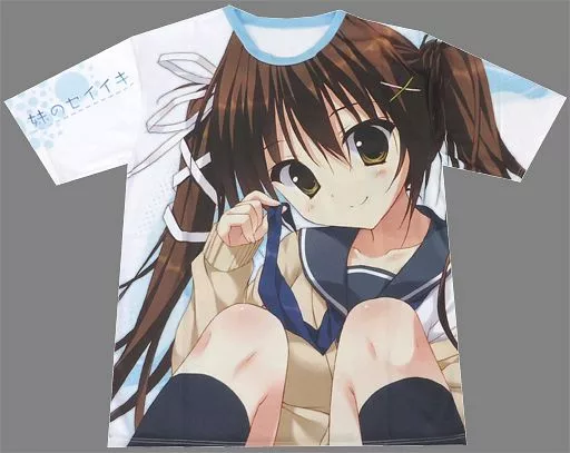 学校のセイイキ　名瀬やえか　フルグラTシャツ　フリーサイズ 駿河屋 -<中古>名瀬ゆかな フルグラフィックTシャツ ホワイト