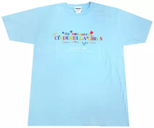 アイドルマスター シンデレラガールズ 公式Tシャツ ライトブルー XLサイズ 「THE IDOL M＠STER CINDERELLA GIRLS 2ndLIVE PARTY M＠GIC!!」