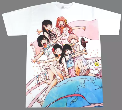 駿河屋 -<中古>でんぱ組.inc×浅野いにお Tシャツ ホワイト Lサイズ