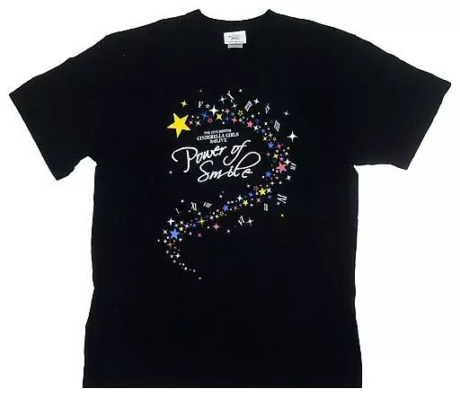 アイドルマスター シンデレラガールズ 公式Tシャツ ブラック XLサイズ 「THE IDOLM＠STER CINDERELLA GIRLS 3rdLIVE シンデレラの舞踏会 -Power of Smile-」