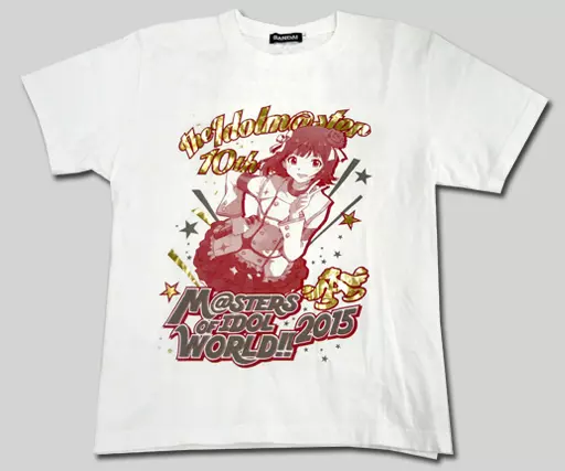 天海春香(アイドル柄) アイドルマスター10thライブ EXTRA Tシャツ ホワイト Mサイズ 「THE IDOLM＠STER M＠STERS OF IDOL WORLD!!2015」