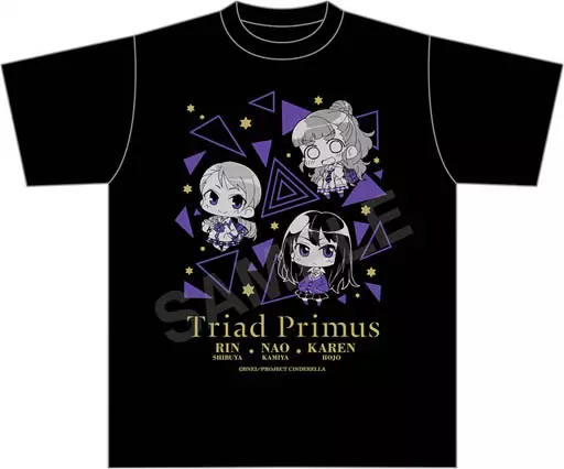 Triad Primus ミニッチュ Tシャツ ブラック Lサイズ 「アイドルマスター」