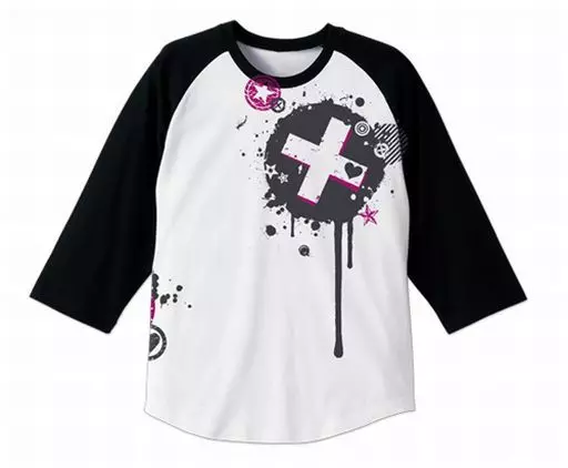 ジュリア ラグランTシャツ ホワイト×ブラック Lサイズ 「アイドルマスター ミリオンライブ!」（本体不備（中））