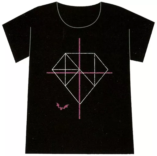 UNDEAD 夜闇の魔物ユニットTシャツ ブラック レディースフリーサイズ 「一番くじ あんさんぶるスターズ!～ファーストライブ!～」 C賞