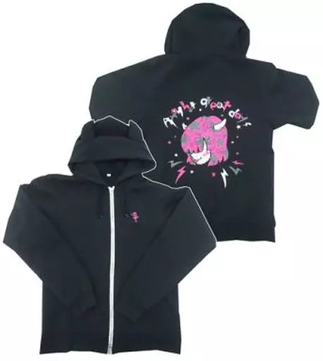 LiVE is Smile Always ～PiNK&BLACK～パーカー(M) LiVE is Smile