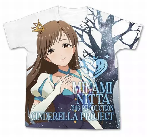 新田美波(マイファーストスター!!) フルグラフィックTシャツ ホワイト Lサイズ 「アイドルマスター シンデレラガールズ」