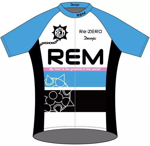 サイクルジャージ・サイクルウェア(キャラクター)　レム サイクルジャージ ホワイト×ブルー Mサイズ 「Re：ゼロから始める異世界生活」