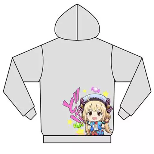 双葉杏 ぷちちょこジップパーカー グレー Lサイズ 「アイドルマスター シンデレラガールズ」