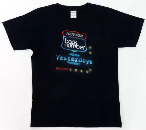 駿河屋 -<中古>back number ネオン管Tシャツ ネイビー Mサイズ 「back