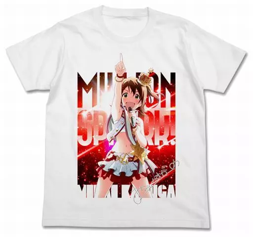 春日未来 ミリオンスパーク! フルカラーTシャツ ホワイト Lサイズ 「アイドルマスター ミリオンライブ!」