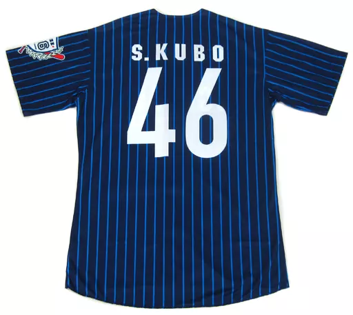 乃木坂46 久保史緒里　ベースボール　サッカー　ユニフォーム　2017〜2019 駿河屋 -<中古>久保史緒里 個別ベースボールシャツ2017 ネイビー L
