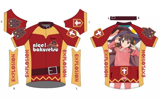 この素晴らしい世界に祝福を! めぐみん サイクルジャージ XL