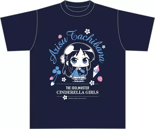 橘ありす ミニッチュ Tシャツ ネイビー Lサイズ 「アイドルマスター シンデレラガールズ」