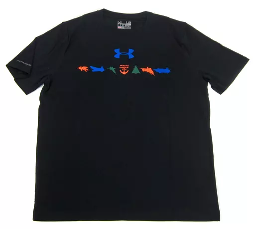 Tシャツ(キャラクター)　UA YAMATO 3COLOR LOGO CC Tシャツ ブラック XLサイズ 「宇宙戦艦ヤマト2202 愛の戦士たち 第三章 純愛篇」 劇場グッズ