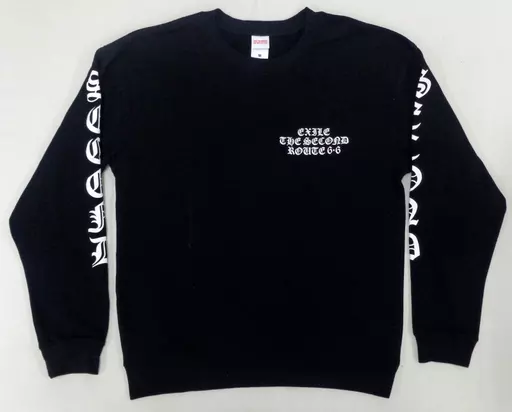 EXILE THE SECOND - EXILE THE SECOND BIGスウェット 駿河屋 -<中古>EXILE THE SECOND BIGスウェット ブラック M