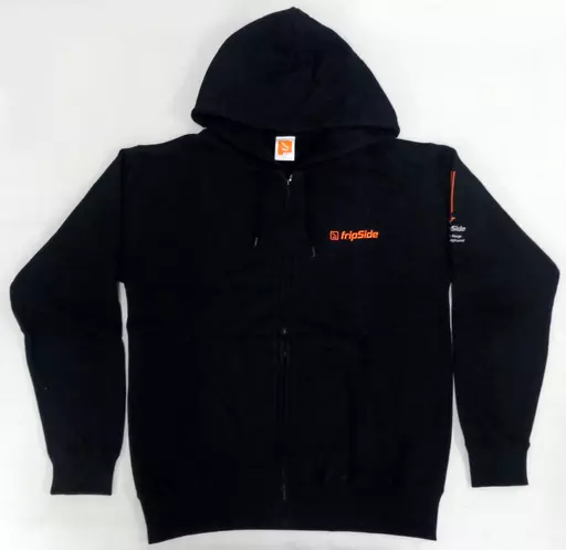 フリップサイド fripSide ジップアップパーカー L 黒 駿河屋 -<中古>fripSide ジップパーカー ブラック Mサイズ