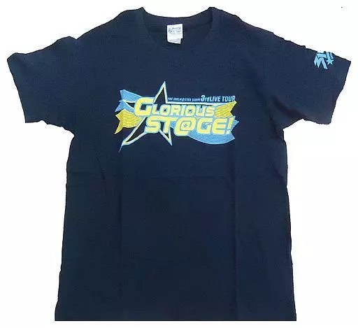 アイドルマスター SideM 公式Tシャツ ネイビー XLサイズ 「THE IDOLM＠STER SideM 3rdLIVE TOUR ～GLORIOUS ST＠GE～」
