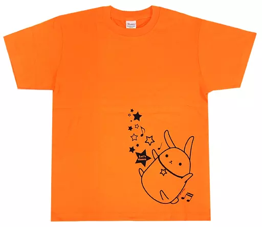Tシャツ(キャラクター)　特製ツキウサ。Tシャツ オレンジ 男性用Sサイズ 「ツキウタ。 THE ANIMATION」 放送記念12週連続プレゼントキャンペーン 第5週目 当選品