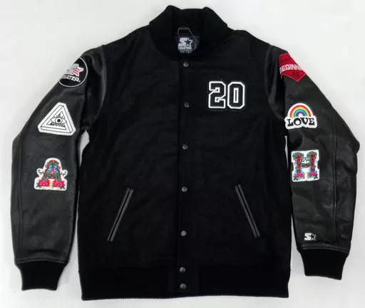 駿河屋 -<中古>浜崎あゆみ スタジャン ブラック Mサイズ 「ayumi