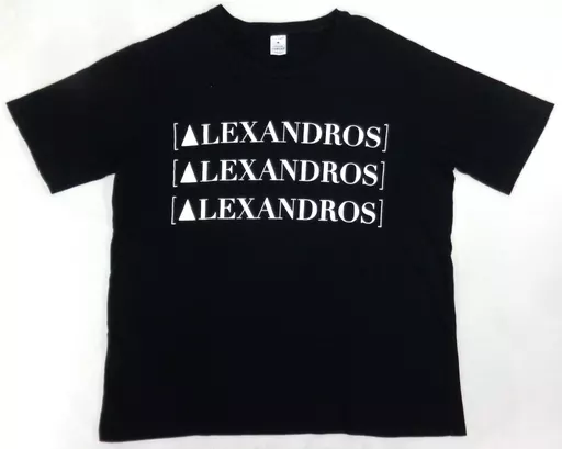 [Alexandros] ビッグシルエットTシャツ ブラック Mサイズ 新作グッ Alexandros アレキサンドロスTシャツ 川上陽平 Mサイズ